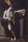 Guido Reni David with the Head of Goliath painting